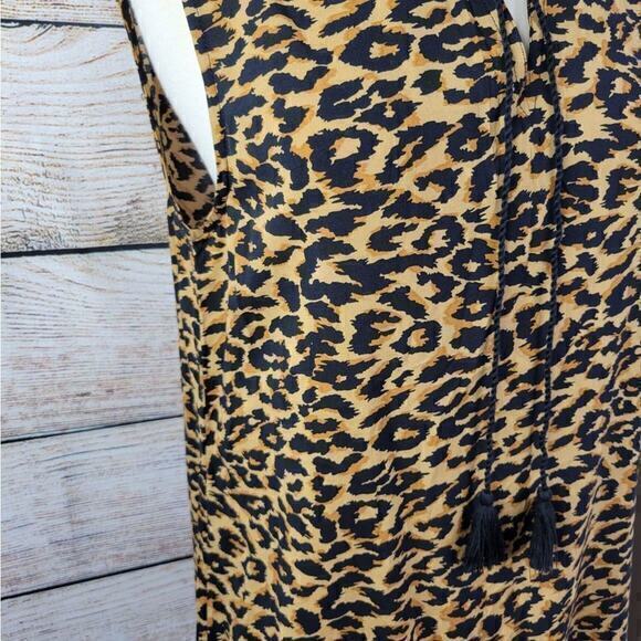NWT beachlunchlounge Animal Print Shift Sleeveless Dress Medium - Picture 5 of 7